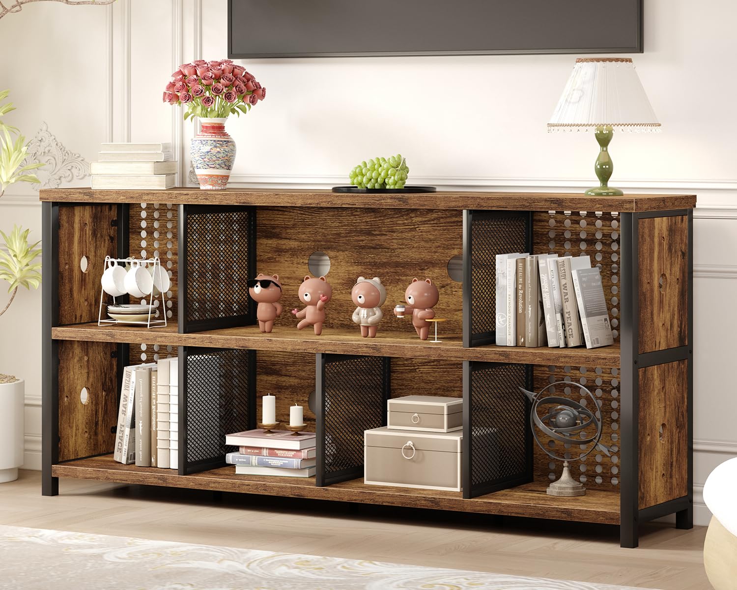 リビング収納 wood iron shelf 265*1100*225 07ac7c161e2cb1d84e4e99bc71cd50
